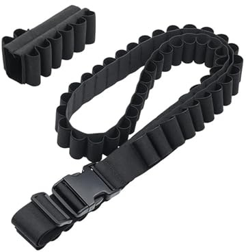 Soporte For Cartuchos De Escopeta, Bandolera Táctica For Cartuchos De Escopeta, Calibre 12 Con Culata De 8 Rondas, Caza Al Aire Libre, 50 + 8 Rondas(50 and 8 round)