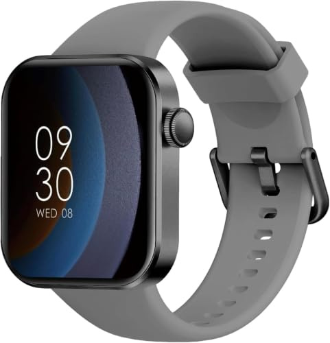 Smartwatch Damen Herren, 1,85 HD-Display Smart Watch mit Telefonfunktion, 140+ Sportmodi Fitness Tracker mit Herzfrequenz SpO2 Schlafmonitor Schrittzähler, IP68 Wasserdicht Fitnessuhr iOS Black