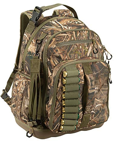Allen Company Gear Fit Pursuit Punisher Camo Waterfowl Hunting Backpack for Men and Women - Shotgun and Bow Carry Bag - Holds Shooting Accessories and Camping Gear - â€ŽRealtree Max-5 Camo