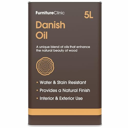 Furniture Clinic Danish Oil for Wood, Seals & Protects, 5L