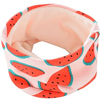 ISAKEN Baby Schal Halstuch mit Fleece Kinder Nackenwärmer Schals Frühling Herbst Winter Baumwolle O Ring Neck Warmer Loop Halstuch Kinder Jungen Mädchen Winterschal Winddicht Warme Schals Rundschal