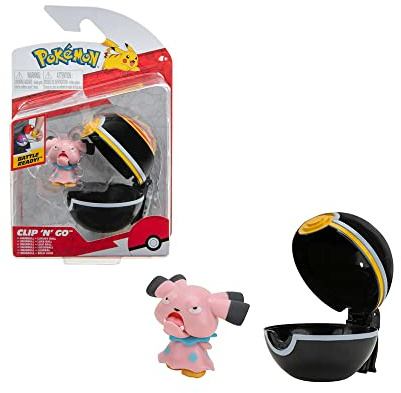 Pokemon Personaggi 5 cm Snubbull – Giochi Pokemon Clip N Go Nuovo 2023 – Figurine Pokemon Action Figure & Pokeball - Licenza Ufficiale Pokemon Giocattoli