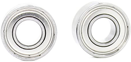 EICOFF 2 Stück SR188 ZZ Kugellager 6,35 * 12,7 * 4,76mm ABEC-7 Edelstahl Hybrid Keramik Lager Ozean Angeln R188 ZZ Kugellager