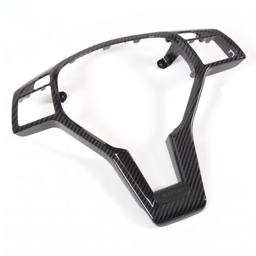 Adesivo per Decalcomania del Volante, Copertura del Rivestimento del Volante Antigraffio Solido Resistente all'usura 0994640013 per CLASSE C W204 (Stile in fibra di carbonio)
