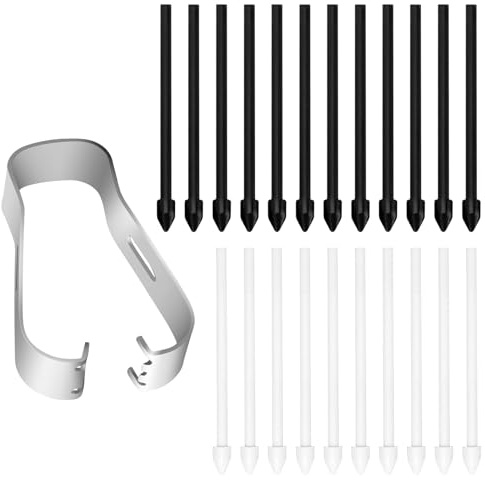 Flintronic S-Pen Ersatzspitzen, 22Stück Ersatz Touch Stylus Tips, Ersatzspitze mit Pinzettenwerkzeug für Galaxy Tab S9/S8/S6/S7/S7+/S6 Lite/Note10/Note 5G/Note10+/Note10+ 5G/Note20,
