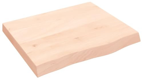 Schreibtischplatte Werkbankplatte DIY Stabile Bürotischplatte Tischplatte Werkbankplatte Echtholz-Furnier, Perfekt für höhenverstellbare Schreibtische, 60x50x(2-6) cm