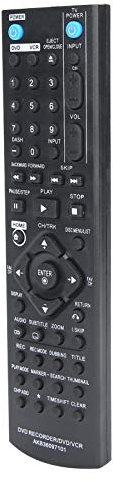 KIMISS Télécommande Universelle de Remplacement pour DVD/magnétoscope/DVDR Compatible avec RC286H/RC297H/RC397H – Télécommande Enregistreur DVD Portable, et Facile à Utiliser