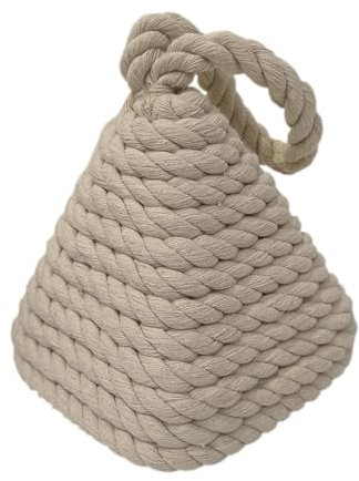 Dekorativer Türstopper – Baumwoll-Leinen-Seil, Türstopper, kreativ, winddicht, Türstopper, Ball, Anti-Kollision, Zuhause, Restaurant, , Dekoration, Ornamente, Nu-Knoten