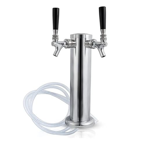 MKLHAVB Columna De Cerveza con Grifo Torre de Cerveza, dispensador de Grifo de Cerveza de Columna de 3'' de diámetro, Grifo de Cerveza for Barra Torre De Cerveza para Casa, Bar, Picnics, Fiestas