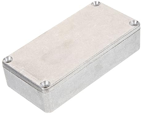 Vaguelly Aluminium Stompbox-gehäuse für Gitarre Druckguss Effektbox Pedalbox-hülle Metall-gehäuse für Gitarreneffektgerät Musikzubehör Ersatzgehäuse für Stompbox