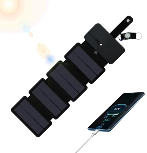 Chargeur solaire - Panneau USB pliable portable étanche, dispositif d'alimentation à charge rapide | pour téléphone tablette ordinateur portable camping extérieur randonnée voiture bateau ca
