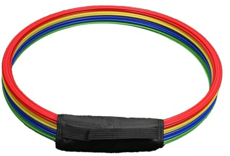rockible 12 Agility Hoops für Schnelligkeits Und Gleichgewichtsübungen, Ideal für Gymnastik, 60cm
