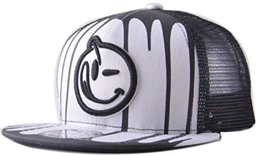 Belsen Kind habgierig Hip-Hop Cap Baseball Kappe Hut Truckers Hat (weiß)