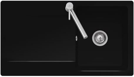 Villeroy & Boch Siluet 50-3335 01 J0 Chromit Keramikspüle Handbetätigung
