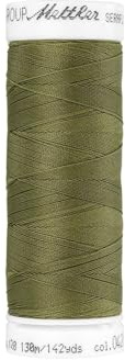 Mettler SERAFLEX elastischer Nähfaden 130 m Khaki Fb. 420