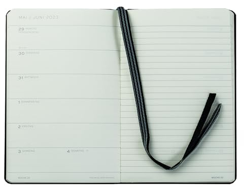 DELMON VARONE - Ersatzkalender Pocket Kalender für das Jahr 2027 - Taschenkalender mit 1 Woche 1 Seite - Format: 90 x 140 mm