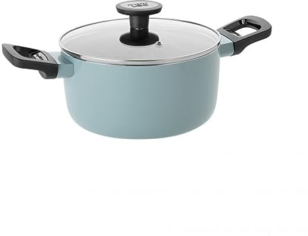 Berghoff - Schmortopf mit Deckel, antihaftbeschichtet, Schiefer, 20 x 10 cm