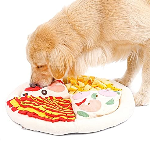 Schnüffelteppich für Hunde Haustier Slow Feeder Hundespielzeug Schnappmatte Schnüffeln Paddecke IQ Futterhafte Fähigkeiten Training Fütterungsmatte Katze Welpen Training Puzzle Spielzeug Schnüffelkiss