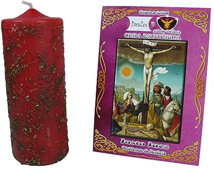 Velón Herbóreo Justo Juez - Ritual para problemas de justicia - Las Velas de Mariano