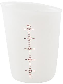 ABOOFAN Silikonbecher Flüssigkeitsbehälter Mit Graduierungsharzschalen Messbecher 250ml Wiederverwendbare Präzisionsschalen Scale-harz-mischbecher Weiß Dreiteiliger Anzug