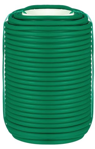 Alambre de encuadernación de 3,5 mm x 20 m de grosor, alambre de jardín suave, alambre verde para plantas, alambre para la organización, proyectos de manualidades