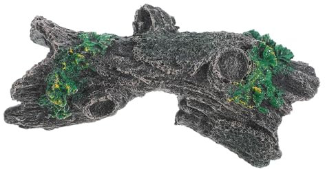 CIYODO Reptilien Versteck Plattform Aus Robustem Material Natürliches Terrarium Unterschlupf Für Gecko Schildkröte Kleintiere Dekoration Leicht Tragbar Und Platzsparend