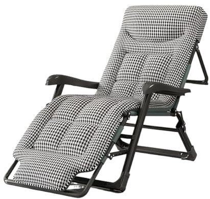 Schlafsessel Klappbar Günstig Metall-Klappbett, Multifunktions-Klappbett, 7-stufig Verstellbar, Belastbarkeit 300kg, Mit Armlehnen, Für Büro, Wohnung, Balkon(Multi-Colored)