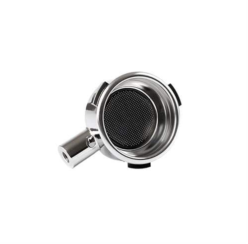 KE88FENG Porte-Filtre à café sans Fond, 58mm, tête de Porte-Filtre avec Panier de 2 Tasses, Machine à café for HiBREW h10a h7 h7a(with 2Cups Basket)