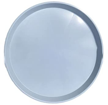 Support pour plantes grasses en plastique blanc avec soucoupe ronde 50 cm idéal pour plantes succulentes à l'intérieur ou à l'extérieur