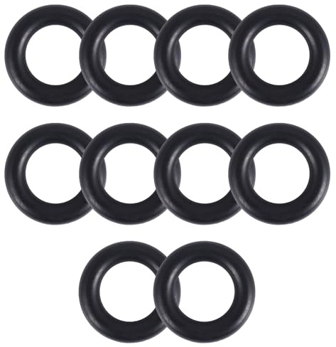 Joskeijky 10 Pezzi in Gomma Meccanica Giunto Torico Guarnizioni Di 15 Mm X 9 Mm X 3 Mm