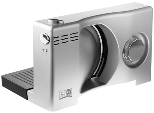 Fritel SL 3110 - Trancheuse universelle/à pain/à viande - 0-15 mm - Ø 17 cm - 100 W - Lame dentelée - Rabattable