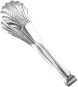 SAGELSHN Pinzas Cocina Barbacoa Pinzas For Parrilla, Utensilios De Cocina De Acero Inoxidable Adecuados For Ensalada, Carne, Parrilla, Buffet Pinzas para Asar(22cm)