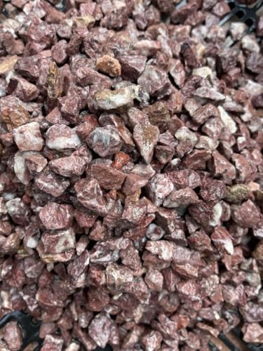 GRDplanten Roter Imperial-Kies 8–16 mm im Sack 25 kg – roter Zierkies