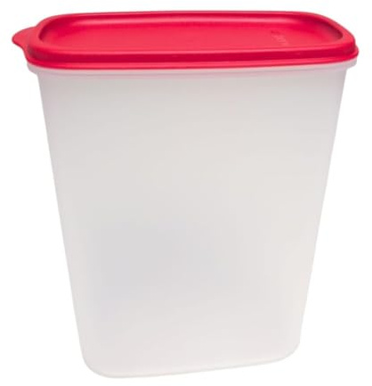 Tupperware Eidgenosse Oval Kompaktbehälter Vorrat Modular Kühlschrank System Eidgenosse 2,3 Liter Rot