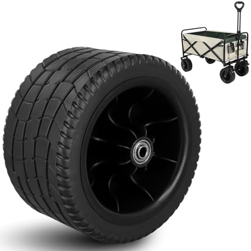 Ruota del vagone da spiaggia resistente all'usura da 7 pollici Resistente alla spiaggia, Sostituzione dei pneumatici a sabbia anti-Slip per vagone da giardino, carrello della e carrello