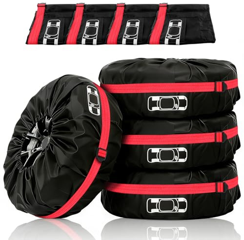 ENUTROF Funda de Rueda Protectoras para Ruedas de Caravana Cubre Protectora