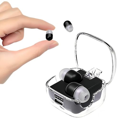 Xmenha Mini Invisibili Piccoli Auricolari Bluetooth Dormire Per Orecchie Piccole Basso Profilo Piccolo Nascosto Discreto Piccoli Auricolari Per Lavoro Sonno Auricolari Invisibili Cuffie Buds