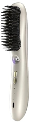 Brosse Lissante pour Cheveux,Outils de Coiffure avec Réservoir d'Huile Infusée - Peigne Lissant à Ions Négatifs pour Femmes,Pour Voyages Vacances Et Mornings Presses