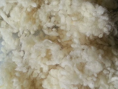 Schurwollkügelchen aus 100 % Schafschurwolle, natur, 10 kg (16,50 €/kg) fein, kompostierbar, waschbar, Watte, Bastelwatte, geeignet als Füllmaterial für z.B. Plüschtiere, Puppen, Bären, Kissen usw.