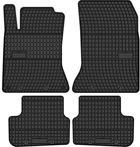 Prismat Gummimatten Gummi Fußmatten Satz für Mercedes A W176 (2012-2018) / B W246 (2011-2018) / CLA C117 (2013-2018) / GLA X156 (2014-2020) - Passgenau