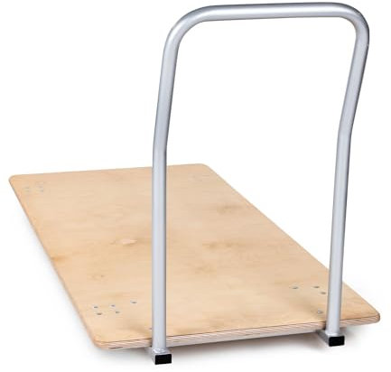 Sport-Thieme Transportwagen 1-3 teilige Sprungkästen | Für bis zu 6 Kästen transportieren lagern | 4 Doppellenkrollen ø 50 mm | 165 kg Traglast | 17 kg | Grau | Indoor Verein