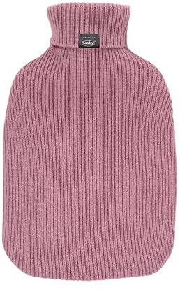 Fashy Wärmflasche mit hochwertigem Kaschmir-Strickbezug 2,0 L, lila