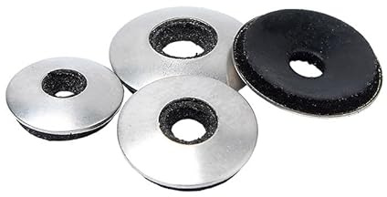 ORANXIN M6.3 x 30mm 50 Pcs Arandelas Selladoras Acero inoxidable 304 Revestimiento Bonded Sellando Gásquet Compuesto Impermeable Arandelas