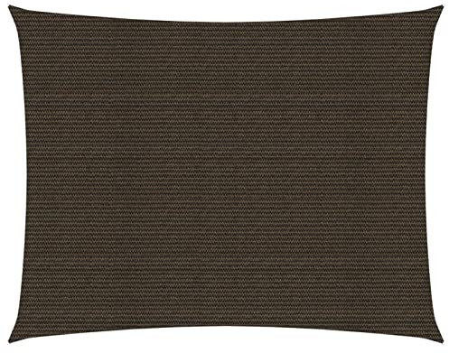 LAPOOH Sonnensegel, Sichtschutz Balkon, Balkon Sonnenschutz, Sonnenschutzsegel,Regenschutz Balkon, Seitenmarkise, Sichtschutz Terrasse, 160 g/m² Braun 4x5 m HDPE