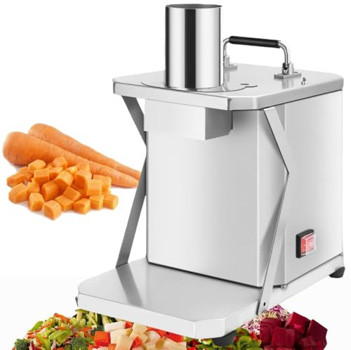 LFfwynog Broyeur de légumes, Coupe-légumes de Cuisine, Coupe-oignons Pro, Coupe-légumes pour légumes, Carottes, Carottes, Pommes de Terre, Aspiration Plus Forte,200rpm-8mm