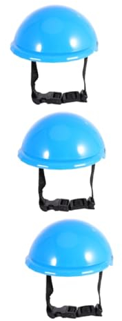Supvox 3stücke Helm Für Hunde Sicherheitsmütze Für Sonnenschutz Und Regenschutz Blau Für Haustierbedarf Und Schutz Beim