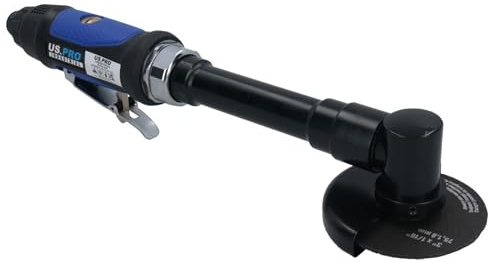3in Extended Air Cut Off Cutting Tool Saw Cutter Long Reach 6in Shaft 18000 rpm
