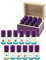 Baldini Ätherische Öle Set 12x5ml - 100% Naturreine Ätherische Öle - Lebensmittelqualität - Vegan - für Speisen, Getränke & Aroma Diffuser - Geschenkset