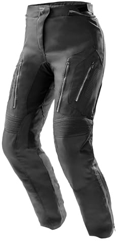 REBELHORN Hiker IV Motorradhose Damen | Textil | Knie und Hüftprotektoren Stufe 2 | HydraShield Membran | Große Belüftungskanäle