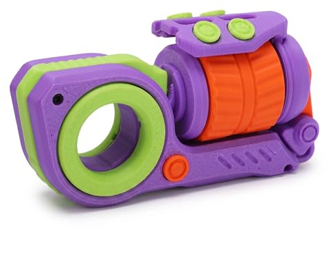 Elprico Jouet Sensoriel Fidget, Gadget de Bureau Rotatif avec Curseur du Bout des Doigts imprimé en 3D avec Doublure Lestée Personnalisée, pour Adultes et Adolescents